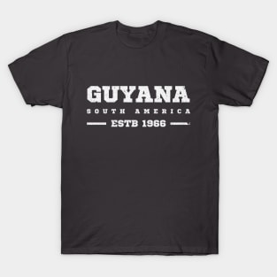 Guyana Estb 1966 South America T-Shirt